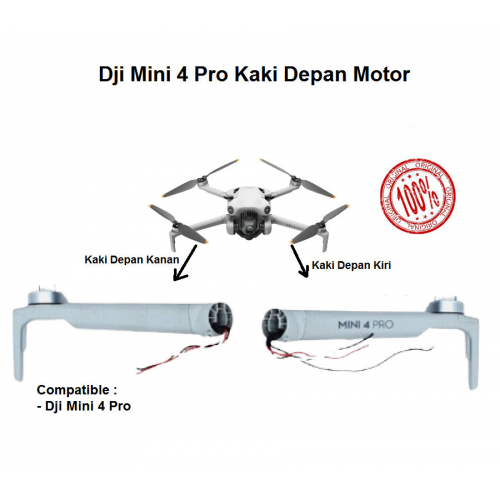 Dji Mini 4 Pro Kaki Depan - Dji Mini 4 Pro Motor Front Arm - Original